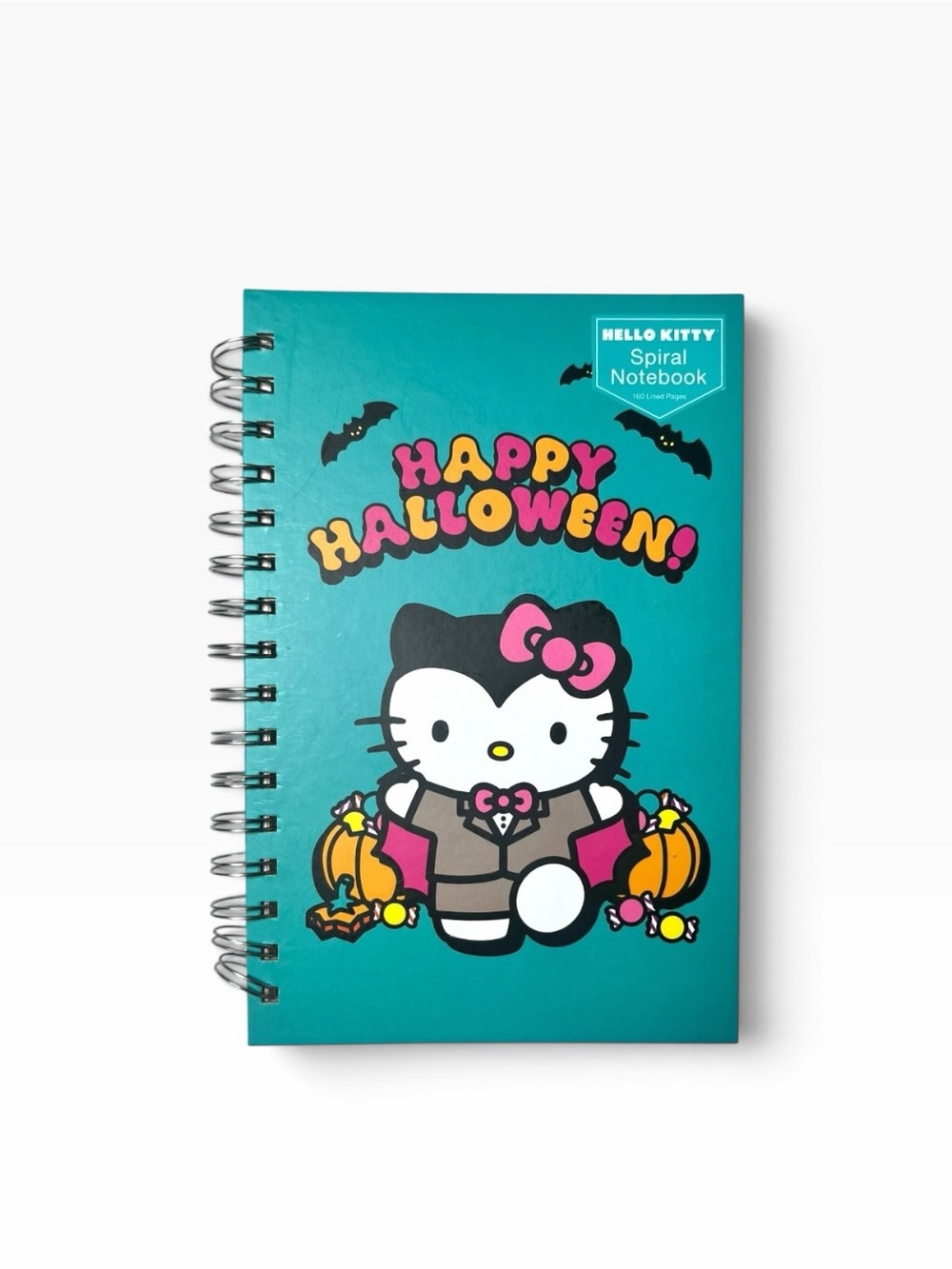 Sanrio Hello Kitty “Happy Halloween” Spiral Notebook – 160 Pages